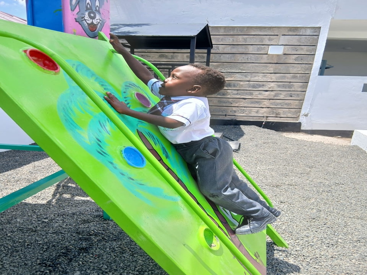 Students enjoying activities