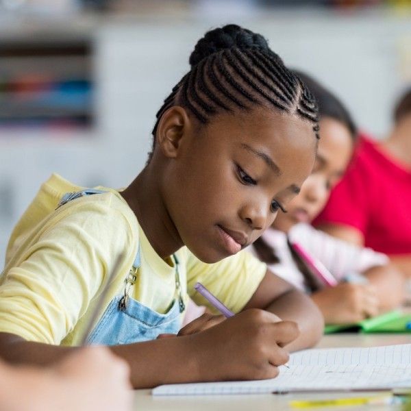 Pre-primary students learning